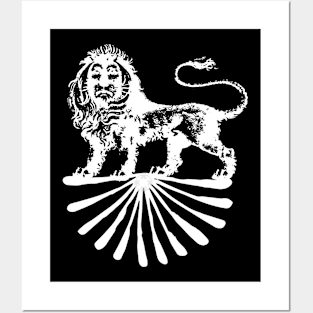 Lion Sun Minimal Posters and Art